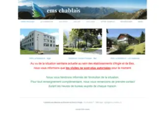 EMS-Chablais.ch(EMS) Screenshot