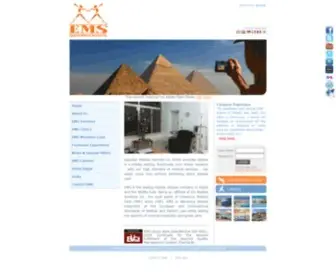 EMS-Eg.com(Egyptian Medical Services Co) Screenshot