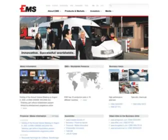 EMS-Group.com(The EMS Group) Screenshot
