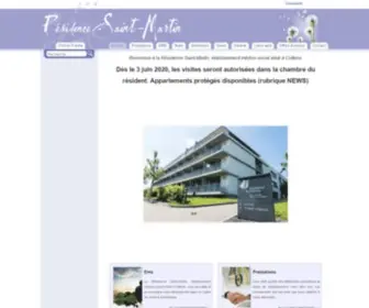 EMS-Residence-ST-Martin.ch(Résidence Saint) Screenshot