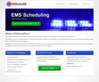 Emsched.com(EMSchedPlus) Screenshot