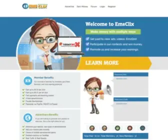 Emsclix.com Screenshot