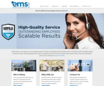 EMSCRM.com(Your source for exceptional customer service) Screenshot