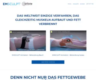 Emsculpt.ch(Calista Emsculpt) Screenshot