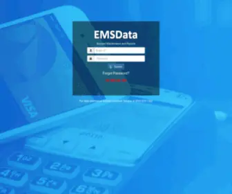 Emsdata.net(Merchant online statements and transactions) Screenshot