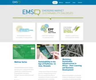 Emsdialogues.org(Emerging Markets Sustainability Dialogues) Screenshot