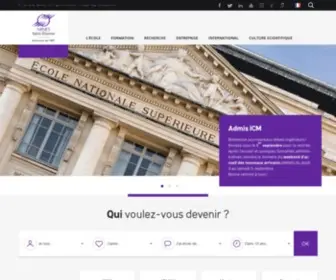 Emse.fr(Étienne) Screenshot