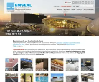 Emseal.com(Building Expansion Joints) Screenshot