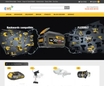 Emselektrik.com.tr(Dewalt, Black Decker, Stanley, Delonghi, Braun, Kenwood) Screenshot