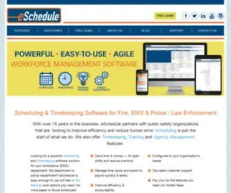 Emseschedule.com(Scheduling Software) Screenshot