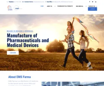 Emsfarma.com(EMS MEDICAL A/S) Screenshot