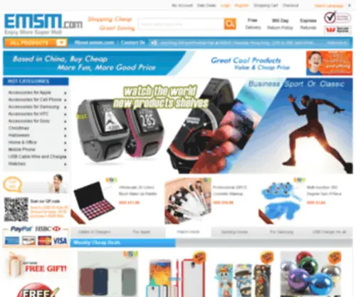 EMSM.com(Free Shipping Dropship Wholesale from China) Screenshot