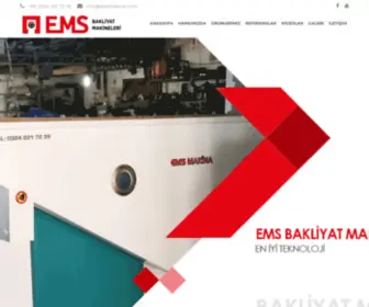 Emsmakine.com(Ems Makine) Screenshot