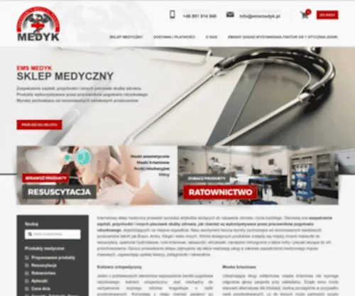 Emsmedyk.pl(Sklep medyczny) Screenshot