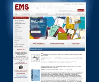 Emsmusic.com(EMS) Screenshot