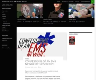 Emsnewbie.com(Confessions Of An EMS Newbie Podcast) Screenshot