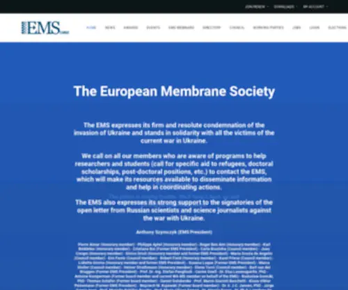 Emsoc.eu(European Membranes Society) Screenshot