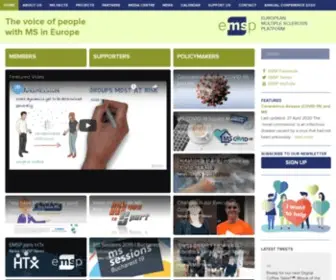 EMSP.org(European Multiple Sclerosis Platform) Screenshot