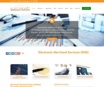 Emspayments.com(Electronic Merchant Services (EMS)) Screenshot