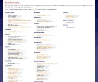 Emsprotocols.org(EMS Protocols) Screenshot