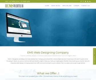 Emswebtech.com(EMS Webtech) Screenshot