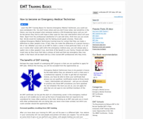 Emtbasics.com(EMT Training Basics) Screenshot