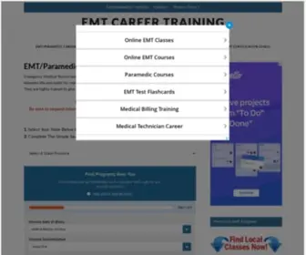 Emtcareertraining.com(EMT Career Training) Screenshot