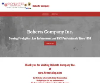 Emtcatalog.com(Roberts Company Inc) Screenshot