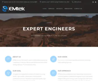 Emtek.com.au(Expert Engineers) Screenshot