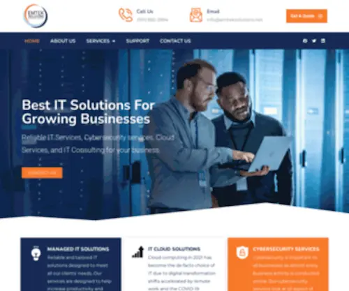 Emteksolutions.net(EMTEK Solutions) Screenshot