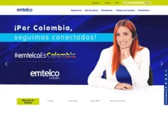 Emtelco.com.co(Relacionamiento) Screenshot