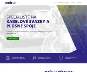 Emtron.cz(úvod) Screenshot