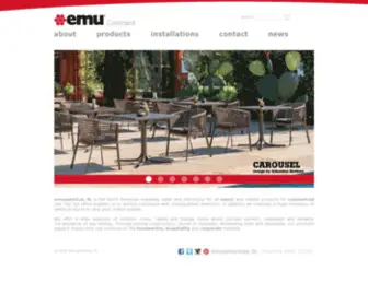 Emuamericas.com(Commercial Outdoor Furniture) Screenshot