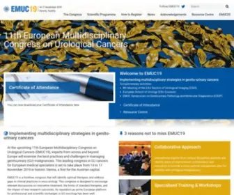 Emuc.org(12th European Multidisciplinary Congress on Urological Cancers) Screenshot