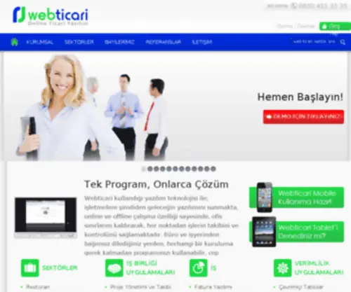 Emuhasebeprogrami.com(Web Ticari Yazılım) Screenshot