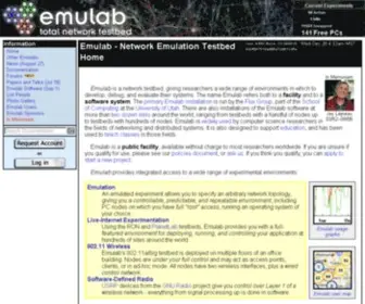Emulab.net(Network) Screenshot