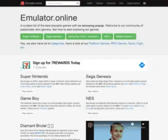 Emulator.online(Play the best super nintendo (snes)) Screenshot