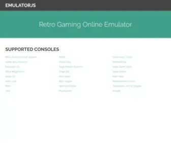 Emulatorjs.com(Emulatorjs) Screenshot