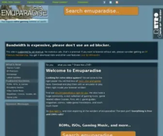 Emuparadise.mobi(Emuparadise mobi) Screenshot
