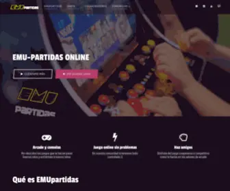 Emupartidas.es(Juega online multijugador con emuladores de arcade y consolas) Screenshot