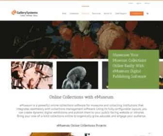 Emuseum.com(Online Collections for Museums) Screenshot