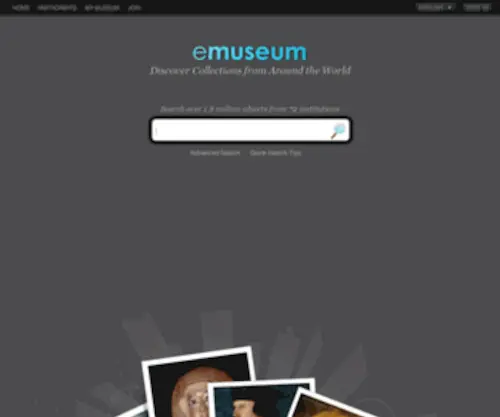 Emuseum.net(EMuseum Network) Screenshot