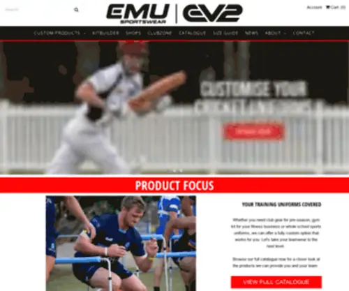 Emusportswear.com.au(Emusportswear) Screenshot