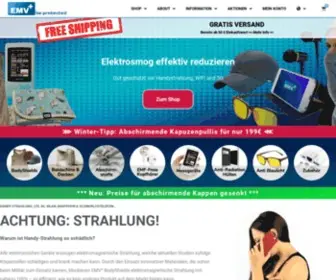 EMV-Plus.com(Reduziert Elektrosmog und Handystrahlung) Screenshot