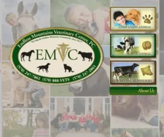 Emvets.com(Endless Mountains Veterinary Center) Screenshot