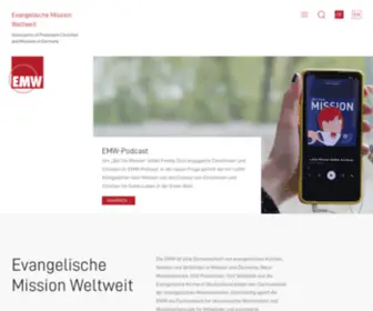 EMW-D.de(Evangelische Mission Weltweit (EMW)) Screenshot