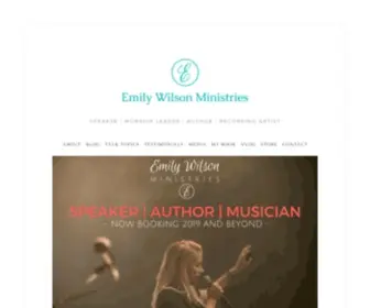 Emwilsonmusic.com(Emily Wilson Ministries Emily Wilson Ministries) Screenshot