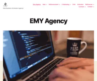 Emy-Agency.com(Web Business Activation Agency) Screenshot