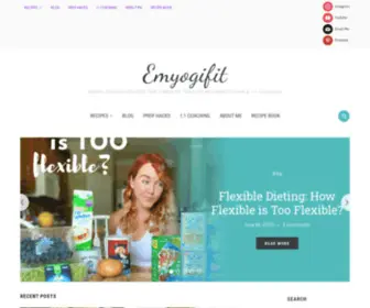 Emyogifit.com(Macro friendly recipes that carry me through my competitions & 1) Screenshot