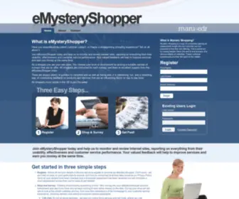 Emysteryshopper.com(EMysteryShopper ~ Home) Screenshot